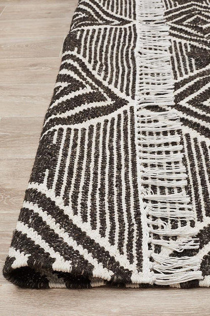 Miller Diamond Charcoal Rug