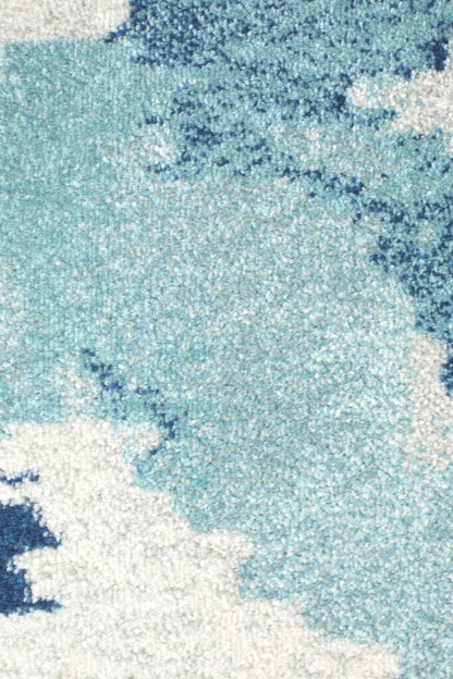 Mirage Water Blue Runner Rug