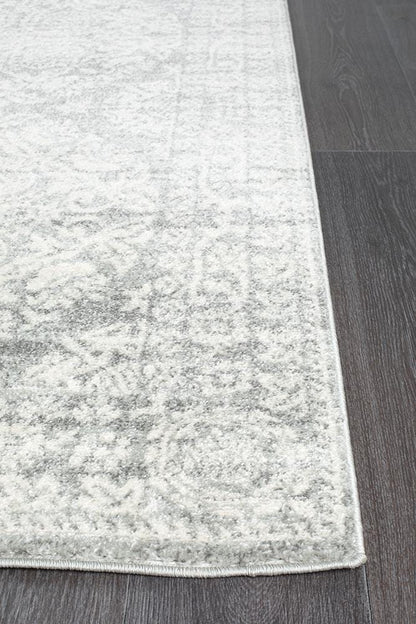 Mirage Transitional Silver Runner Rug