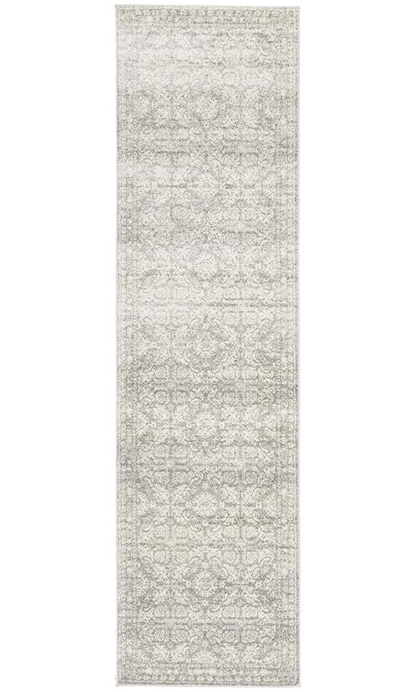 Mirage Transitional Silver Runner Rug