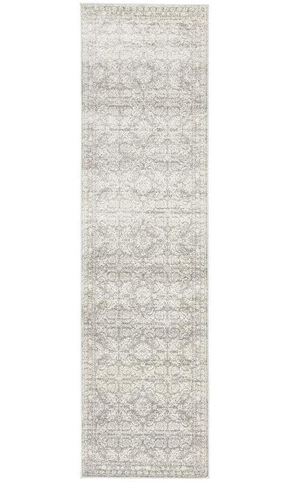 Mirage Transitional Silver Runner Rug