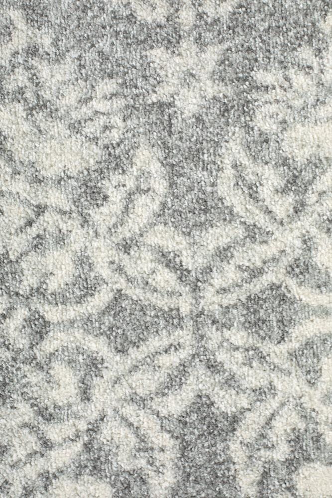 Mirage Transitional Silver Runner Rug