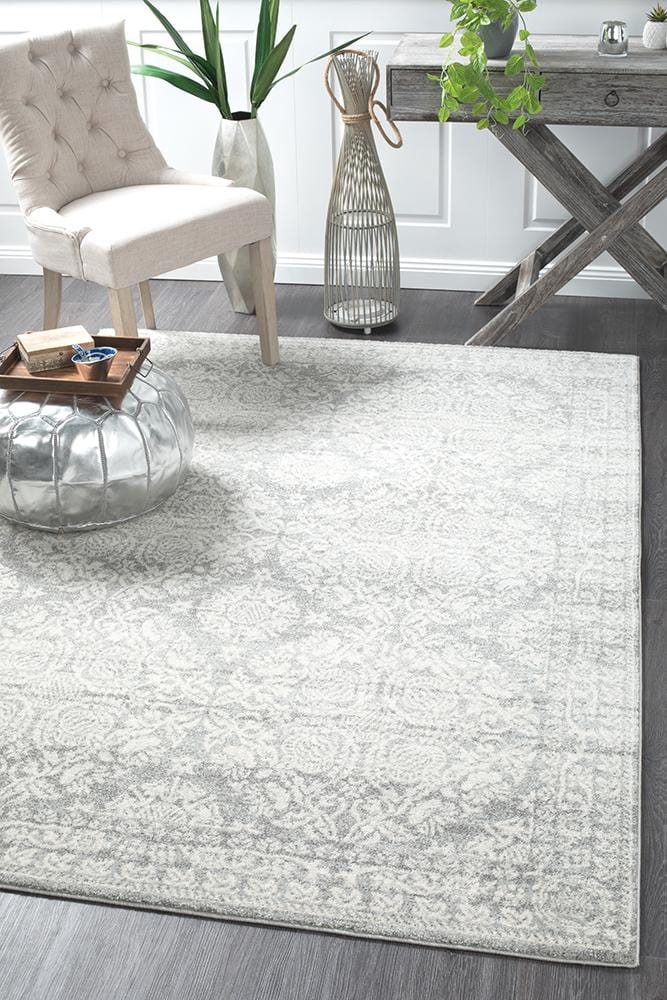 Mirage Transitional Silver Rug