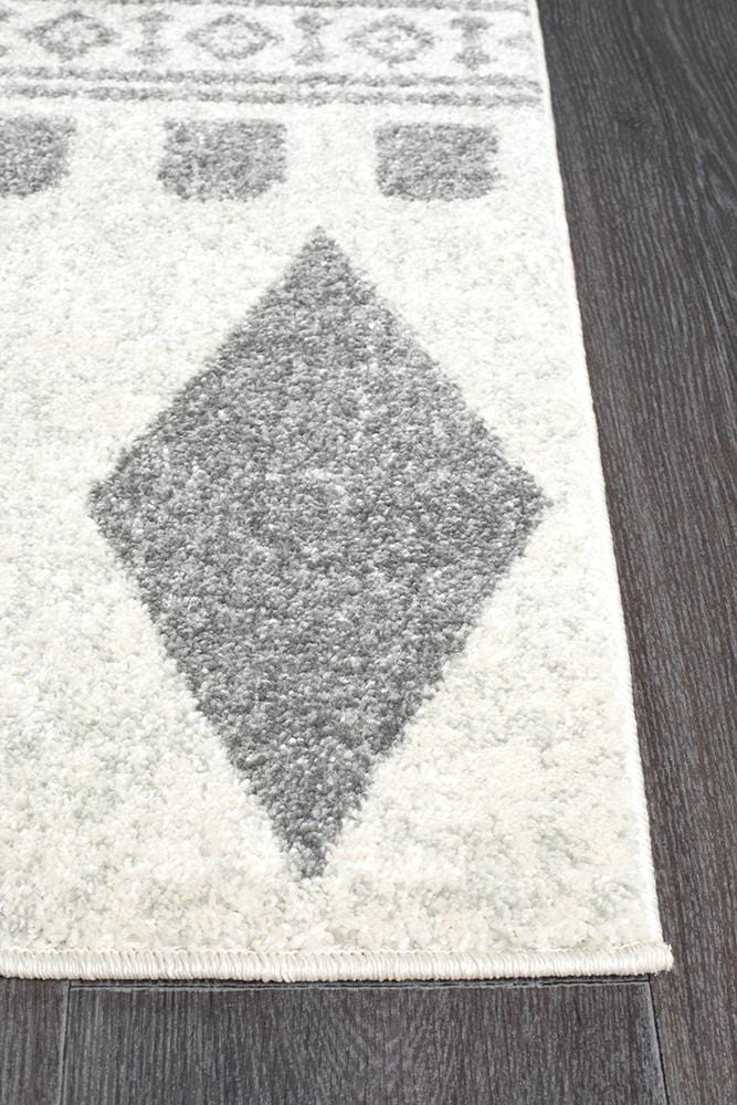 Mirage Tribal in Grey : Runner Rug