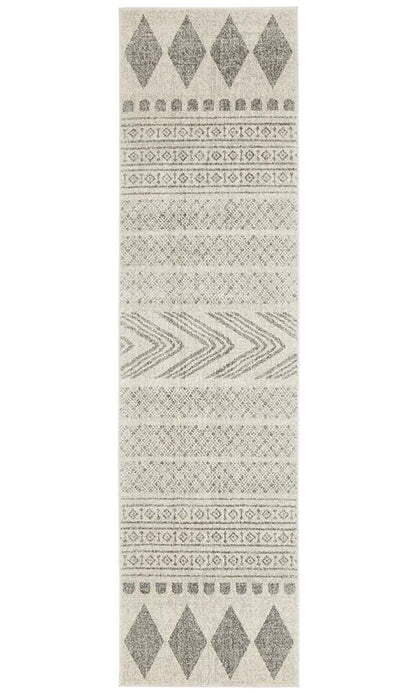 Mirage Tribal in Grey : Runner Rug