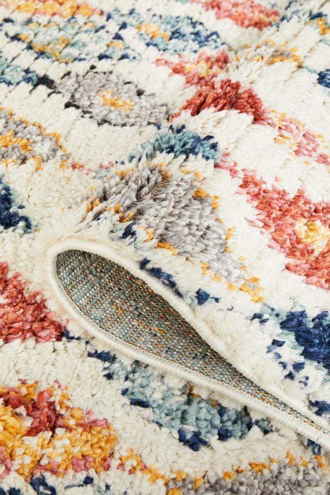 Marrakesh Diamond in Multi : Runner Rug