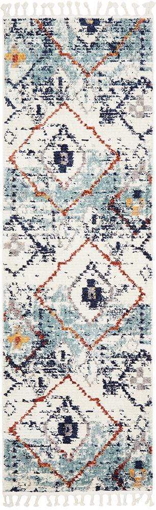 Marrakesh Blue Runner Rug