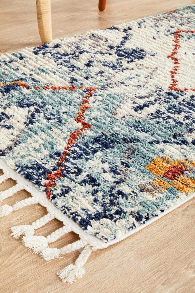 Marrakesh Blue Runner Rug