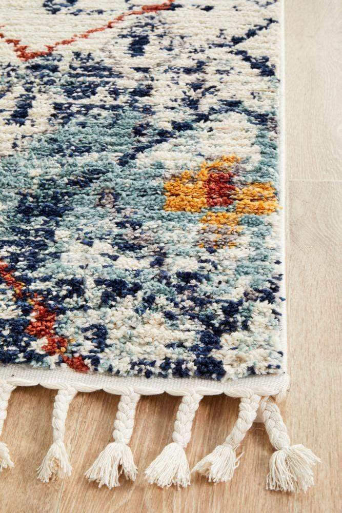 Marrakesh Blue Runner Rug