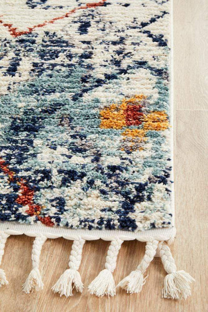 Marrakesh Blue Runner Rug