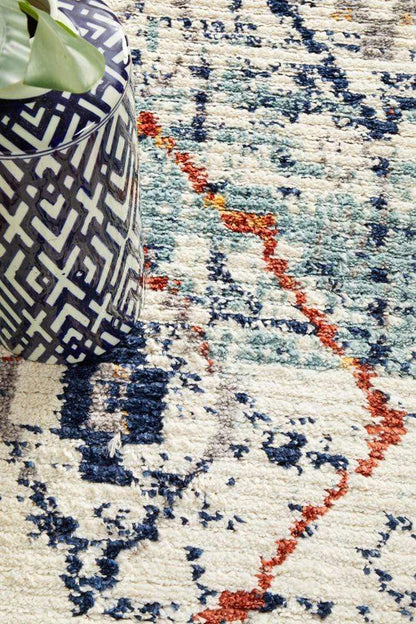 Marrakesh Blue Runner Rug