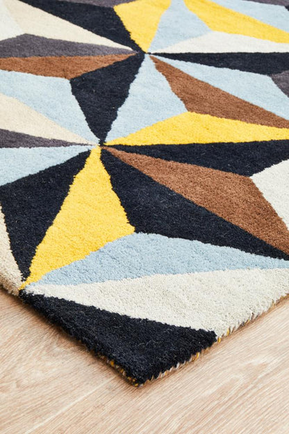 Matrix in Blue : Runner Rug