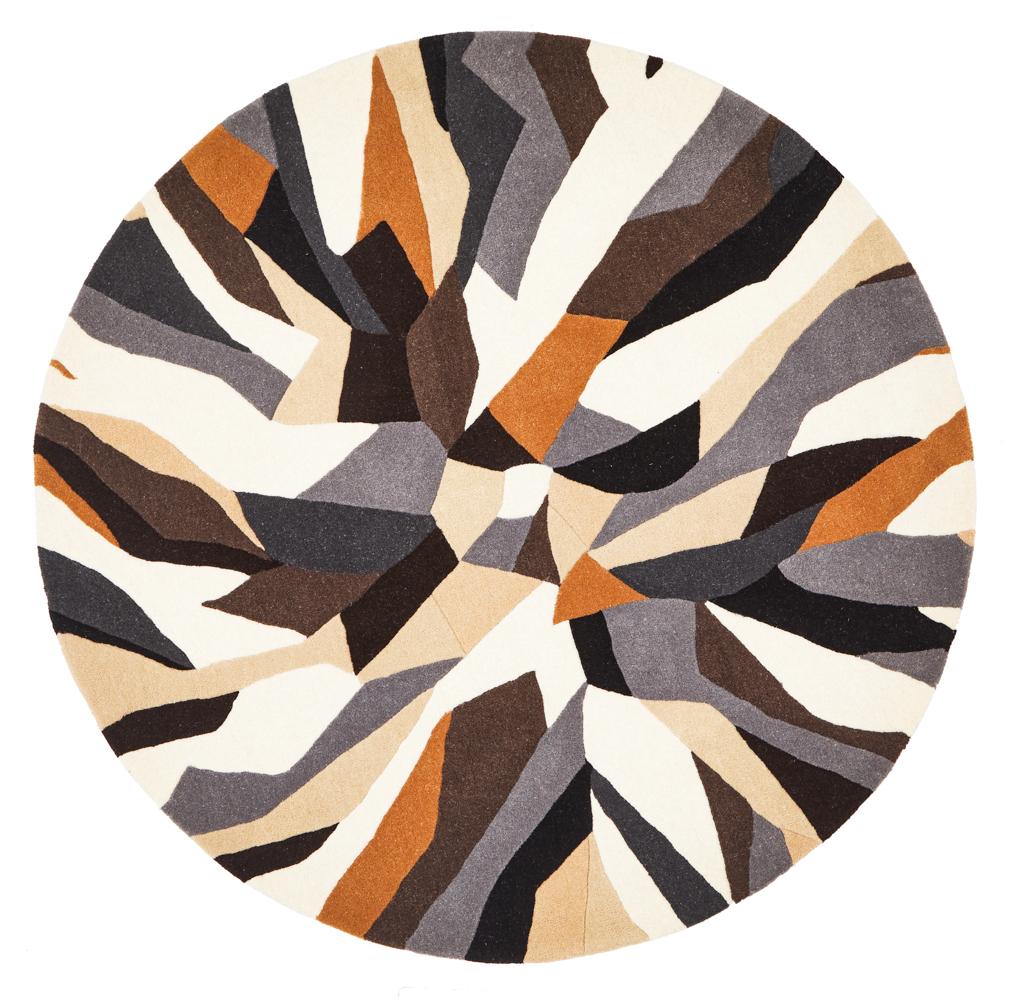 Fossil Matrix Round Rug