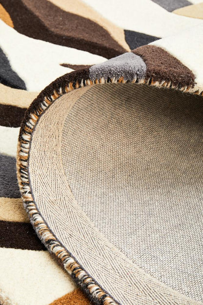 Fossil Matrix Round Rug