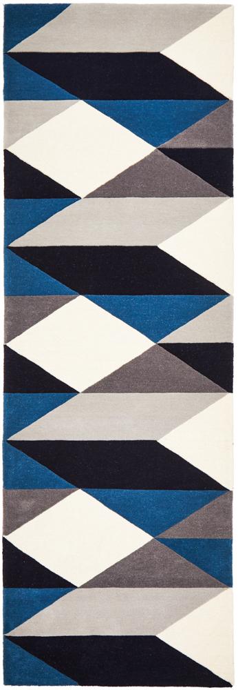 Steel Matrix Runner Rug