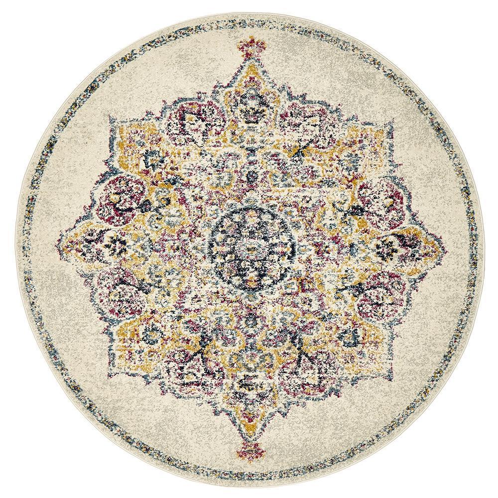 Museum Kendall Bone Round Rug