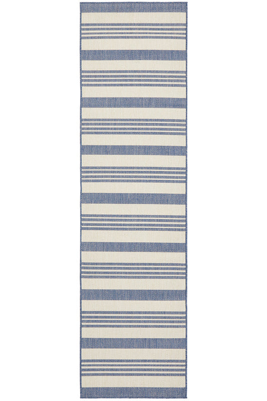 Newport Alvi Blue Runner Rug