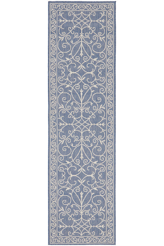 Newport Romy Blue Runner Rug