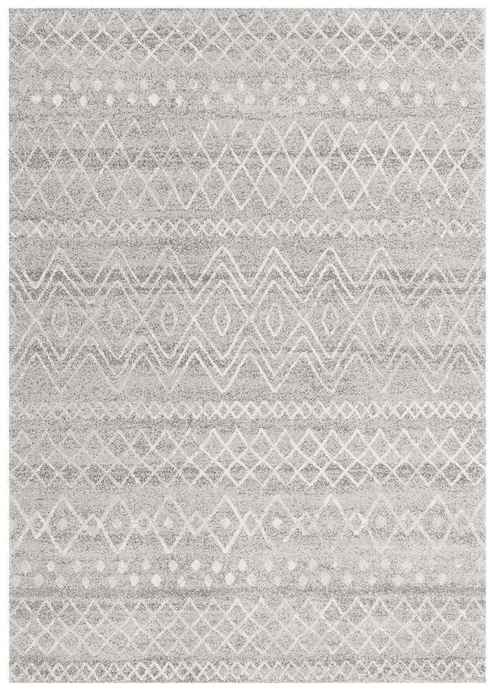 Oasis Nadia Grey Rustic Tribal Rug