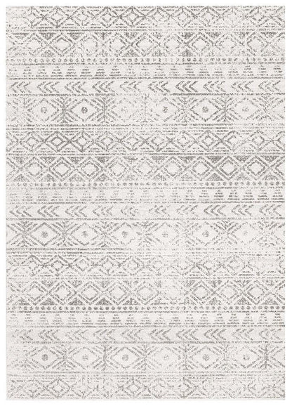 Oasis Ismail White Grey Rustic Rug