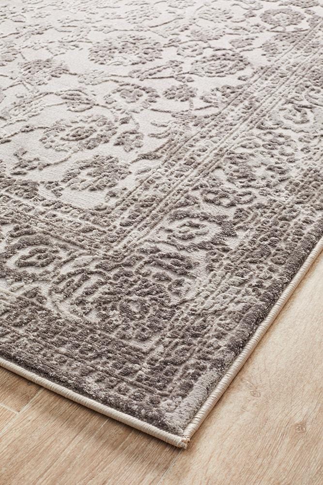 Opulence Lucy Silver Rug - Far Fetch Rugs