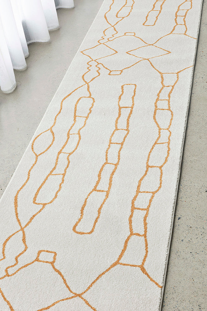 Paradise Amy Gold Runner Rug