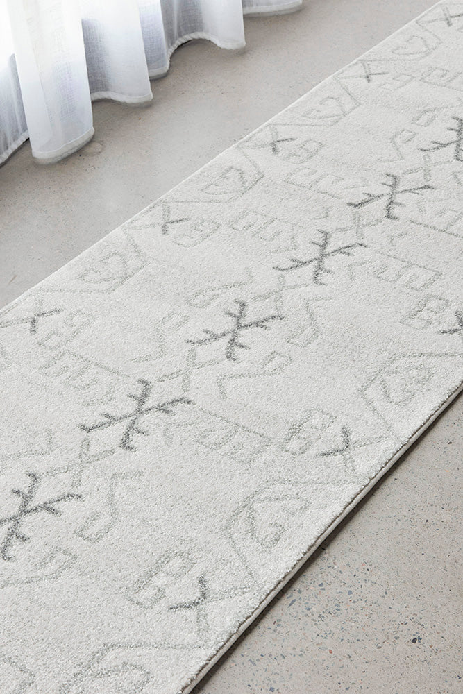 Paradise Cala Grey Runner Rug