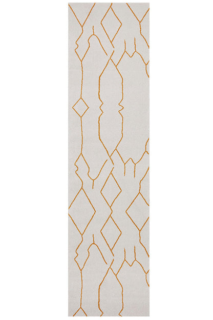 Paradise Ivy Gold Runner Rug