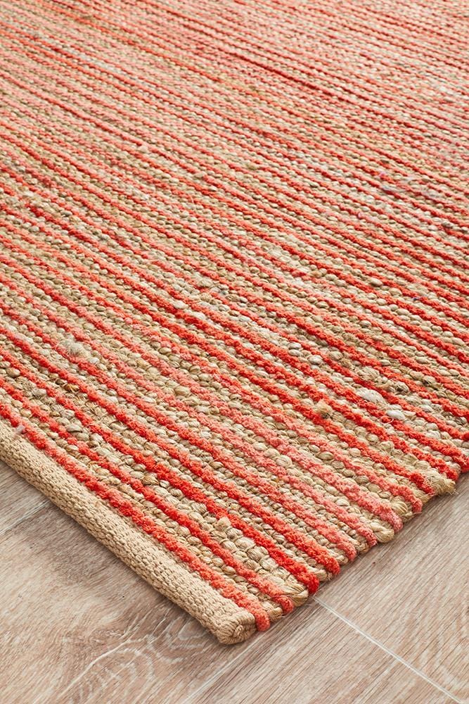 Parade in Coral Rug