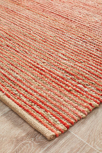 Parade in Coral Rug