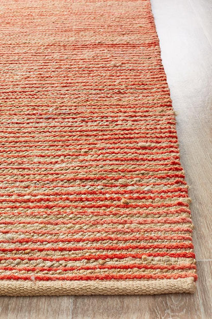 Parade in Coral Rug