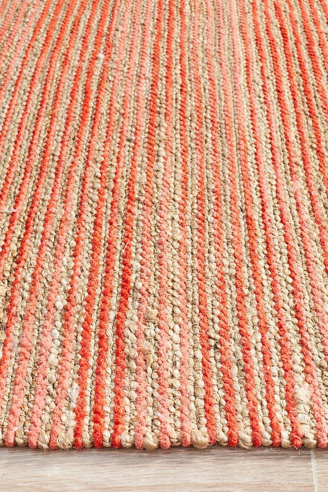 Parade in Coral Rug