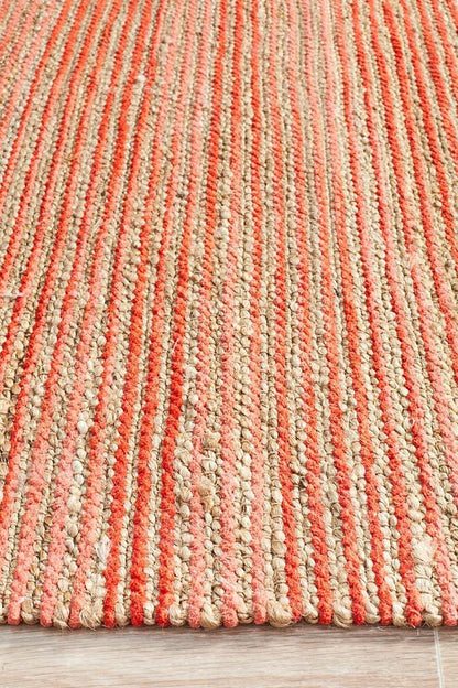 Parade in Coral Rug