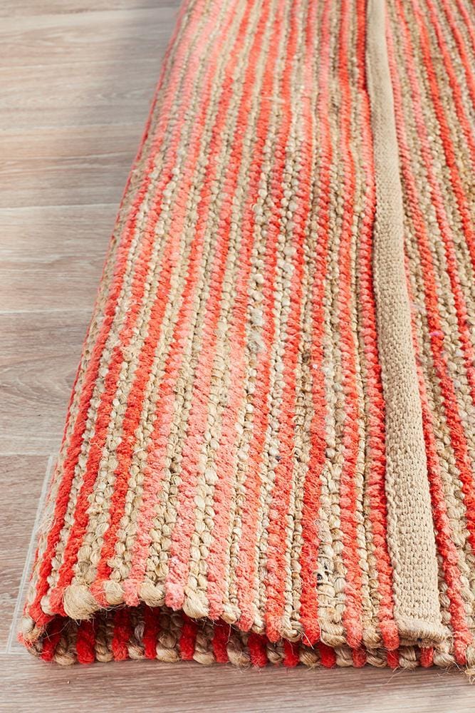 Parade in Coral Rug