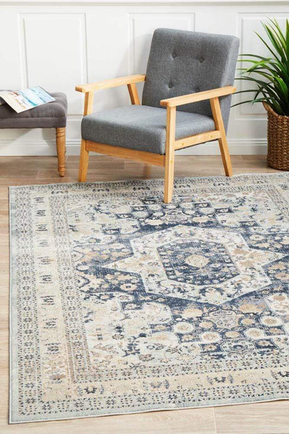 Providence Faded Blue Rug