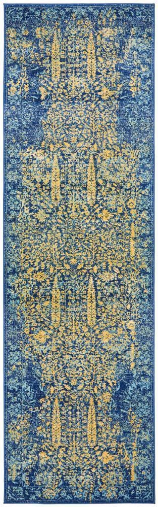 Radiance Royal Blue Runner Rug