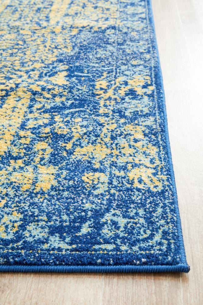 Radiance Royal Blue Runner Rug