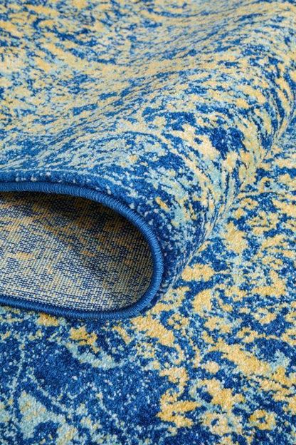 Radiance Royal Blue Runner Rug