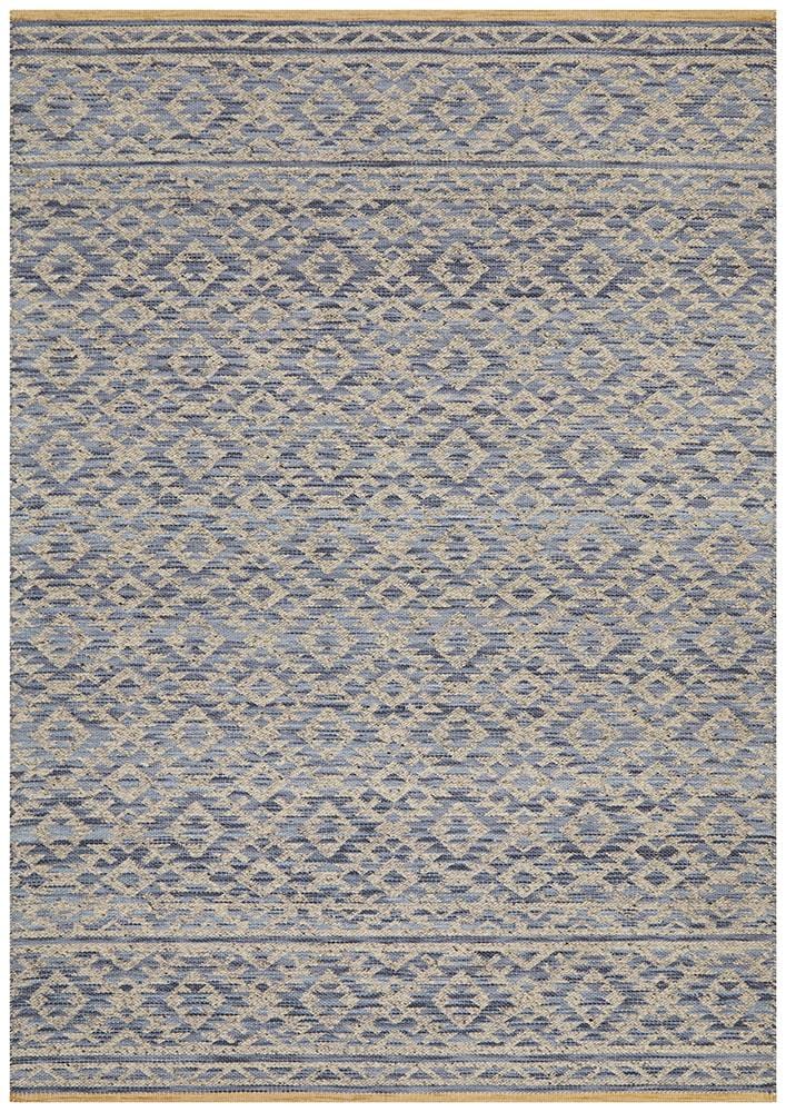 Relic Harvey Blue Natural Rug - Far Fetch Rugs