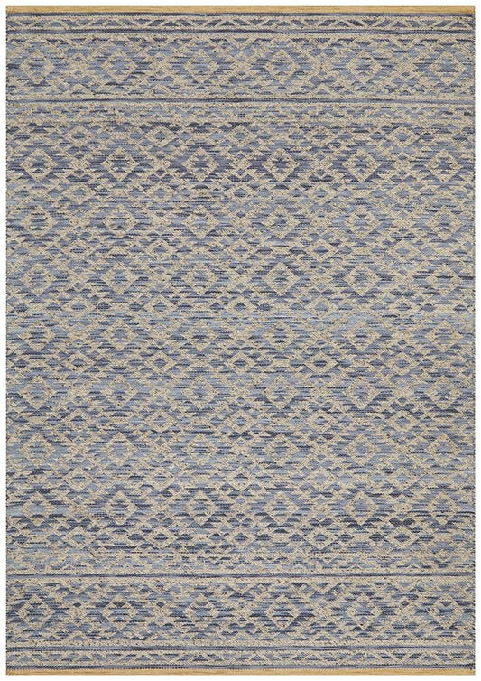 Relic Harvey Blue Natural Rug - Far Fetch Rugs