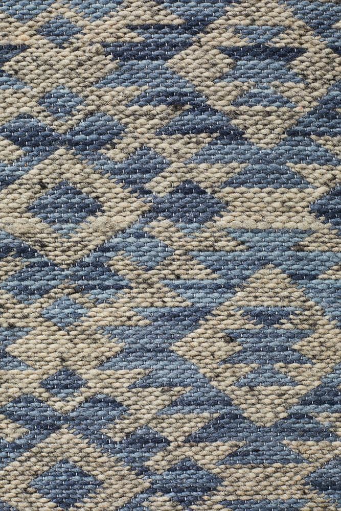 Relic Harvey Blue Natural Rug - Far Fetch Rugs