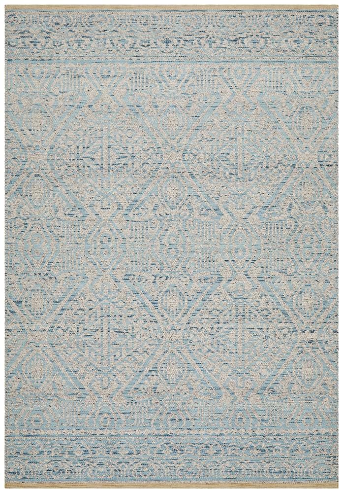 Relic Hunter Blue Grey Rug - Far Fetch Rugs