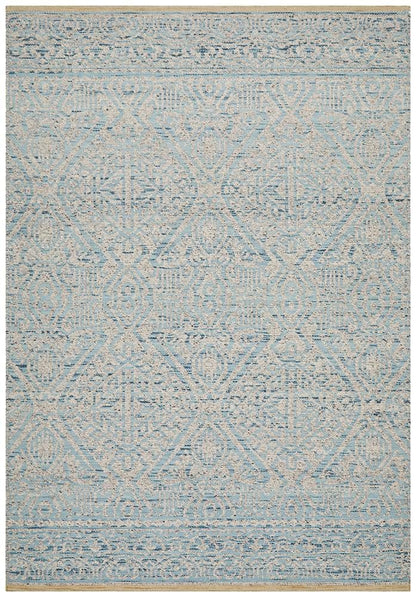 Relic Hunter Blue Grey Rug - Far Fetch Rugs