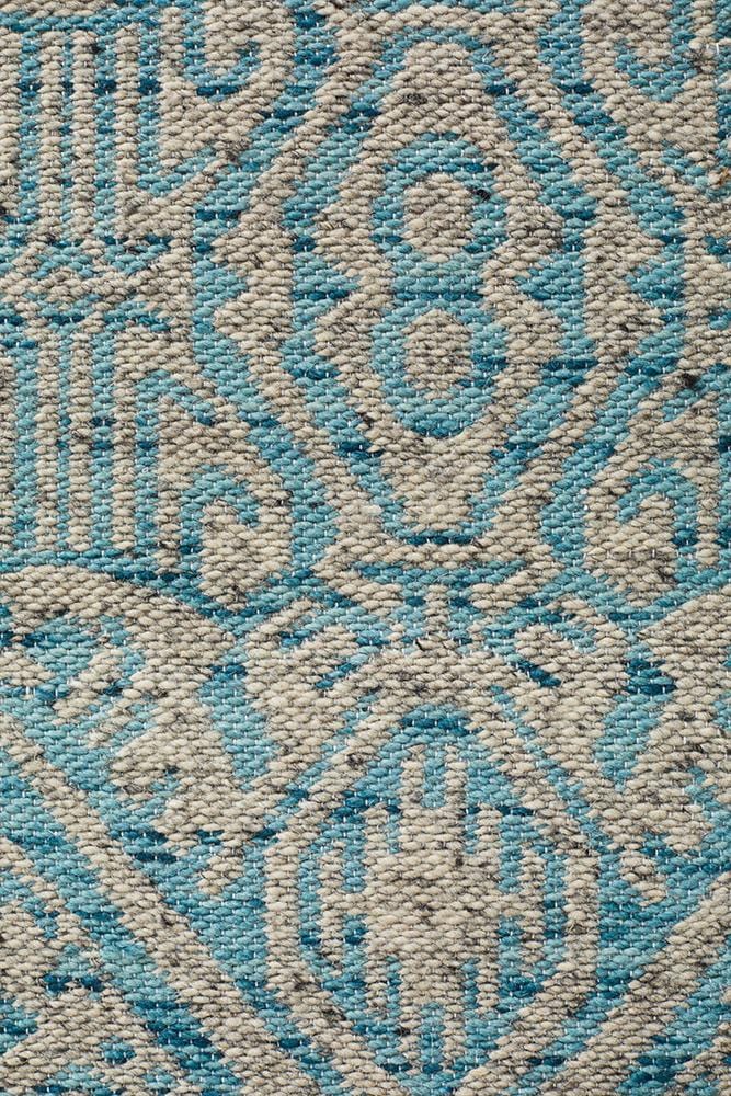 Relic Hunter Blue Grey Rug - Far Fetch Rugs