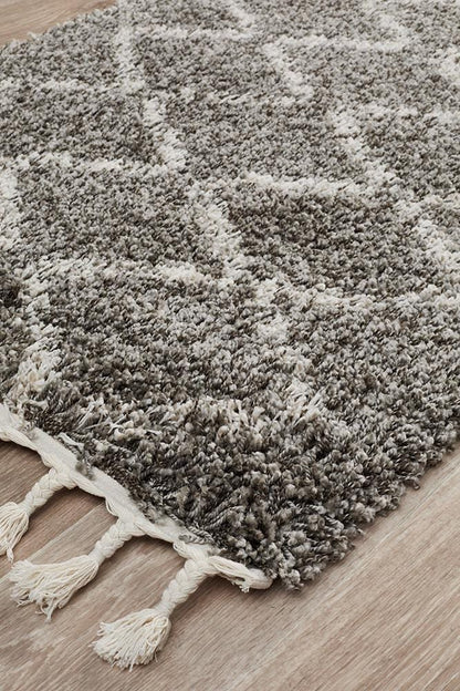 Saffron Grey Runner Rug