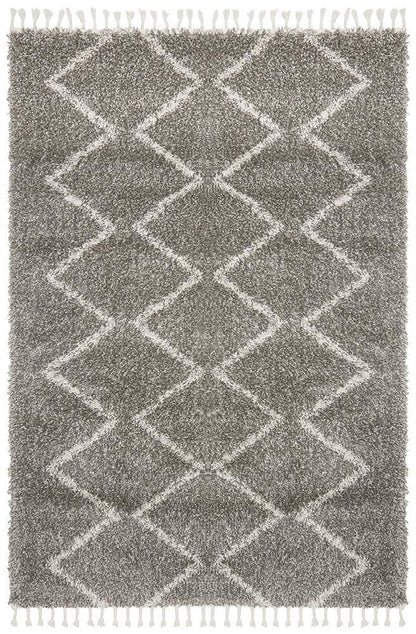 Shag Saffron Grey Rug