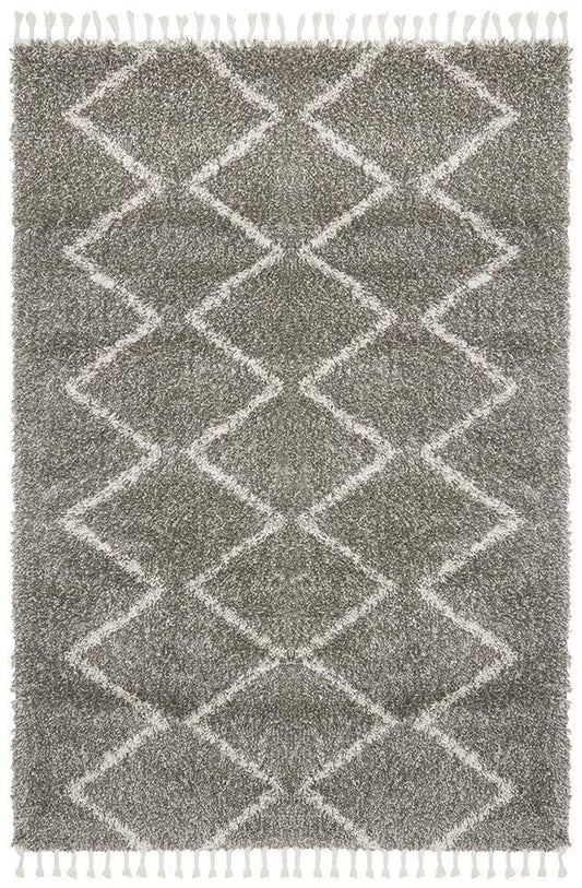 Shag Saffron Grey Rug