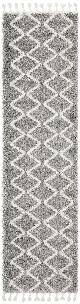 Saffron Silver Runner Rug