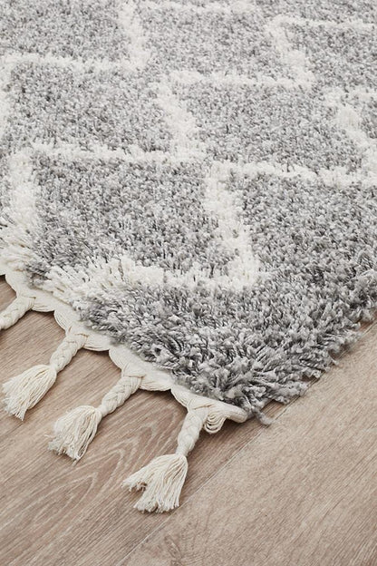 Saffron Silver Runner Rug