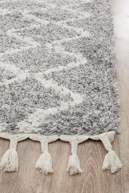 Saffron Silver Runner Rug